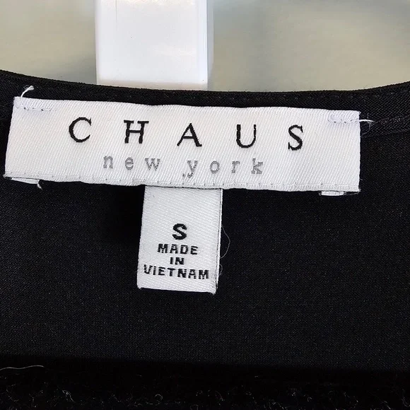 Chaus New York Black V-neck essential dress NWT - Picture 3 of 5